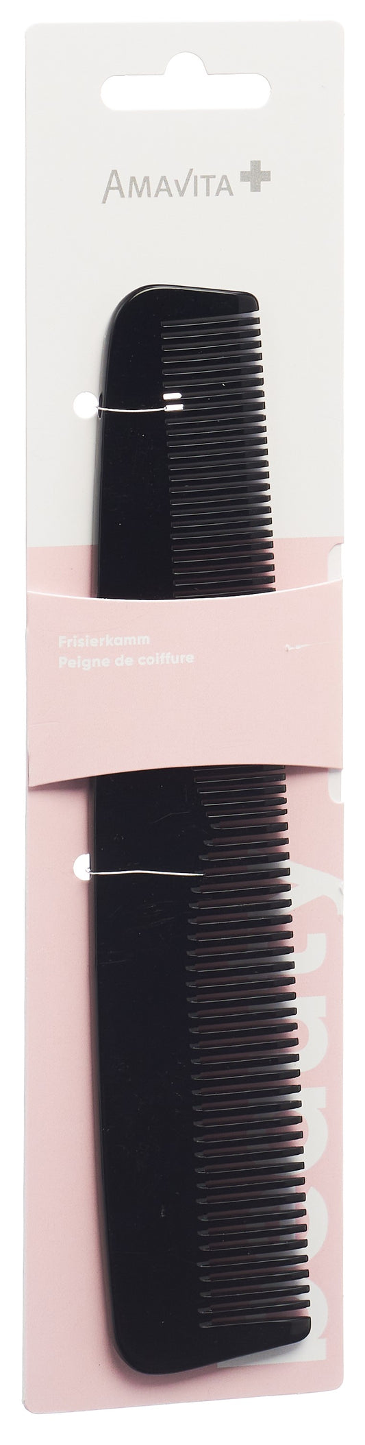 AMAVITA Beauty Frisierkamm 20cm Acet schw