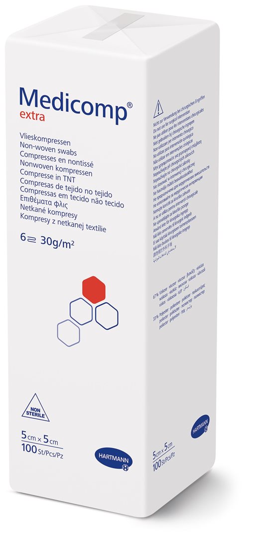 MEDICOMP Extra 6 fach S30 5x5cm unster