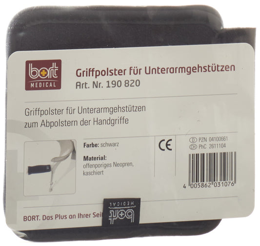 BORT Griffpolster Unterarmgehstützen schwa