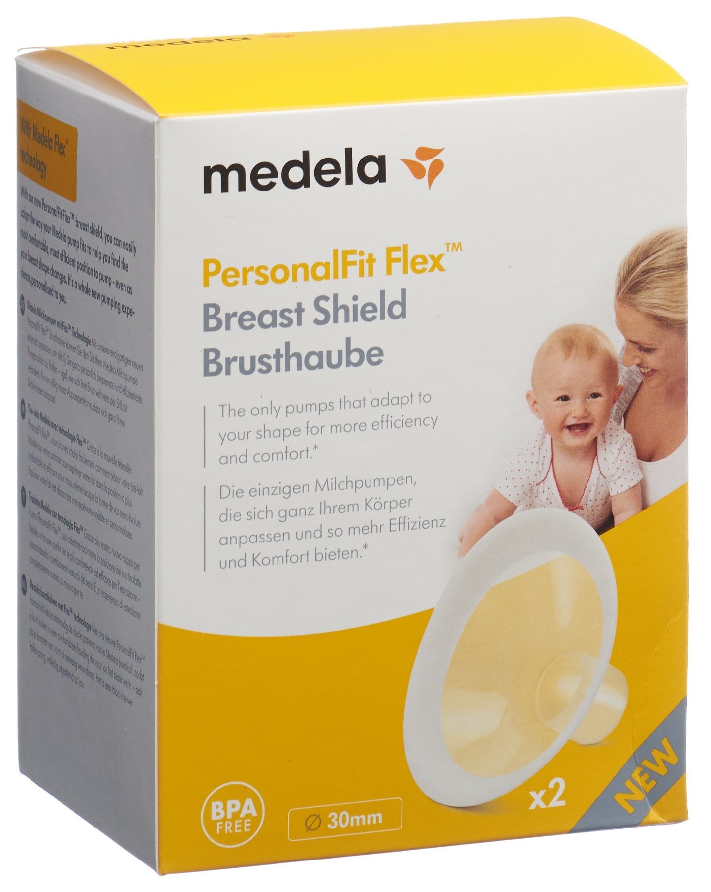 MEDELA PersonalFit Flex Brusthauben XL 30mm