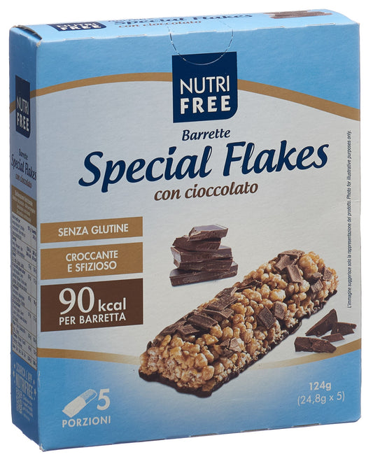 NUTRIFREE Flakes Schokoriegel glutenfr