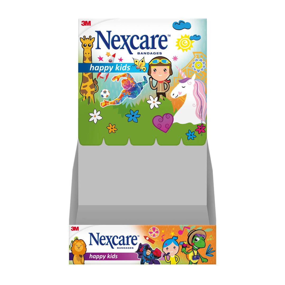 3M NEXCARE Disp Kinderpf Happy Kids Animals 12 Stk