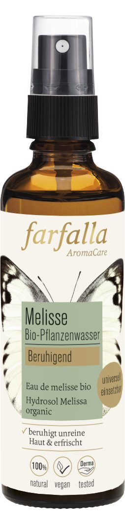 FARFALLA Bio-Pflanzenwasser Melisse