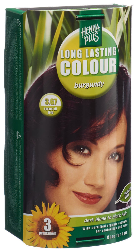 HENNA PLUS Long Last Colour 3.67 burgund