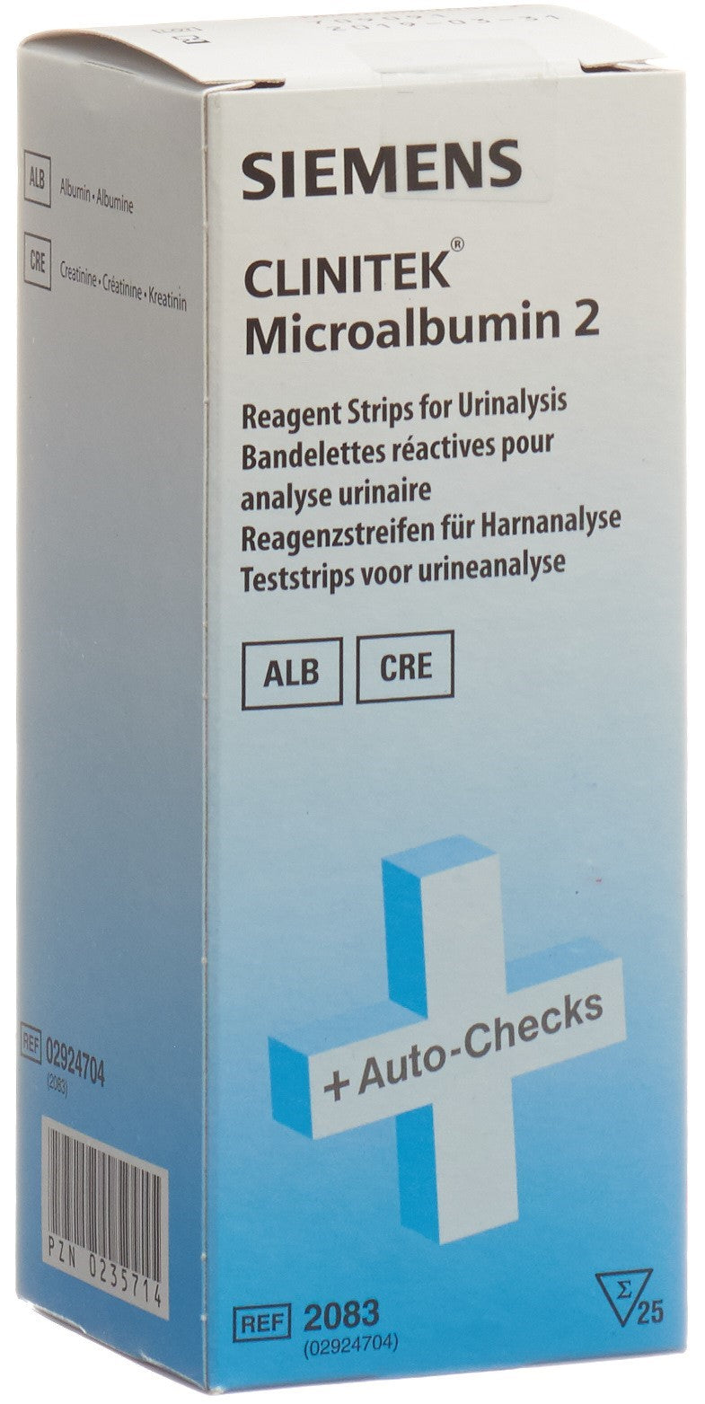 CLINITEK Microalbumin 2 Reagenzstreifen