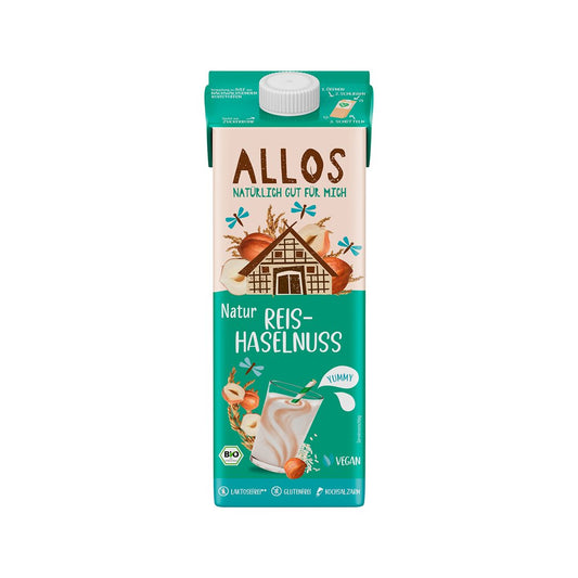 ALLOS Reis-Haselnuss Drink