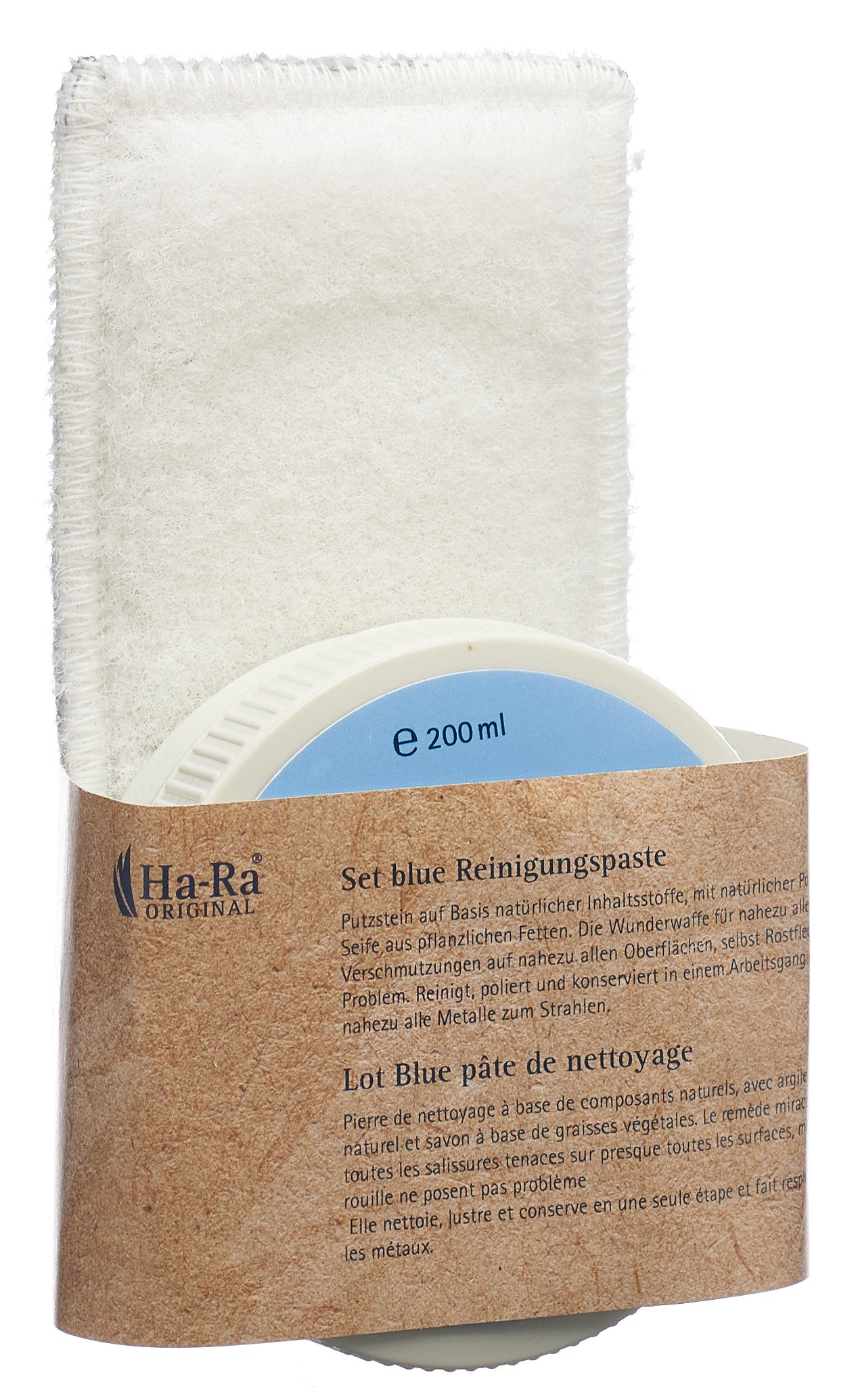 HA-RA Blue Reinigungspaste mit Reinigungstuch