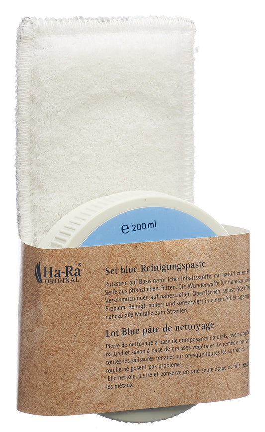 HA-RA Blue Reinigungspaste mit Reinigungstuch