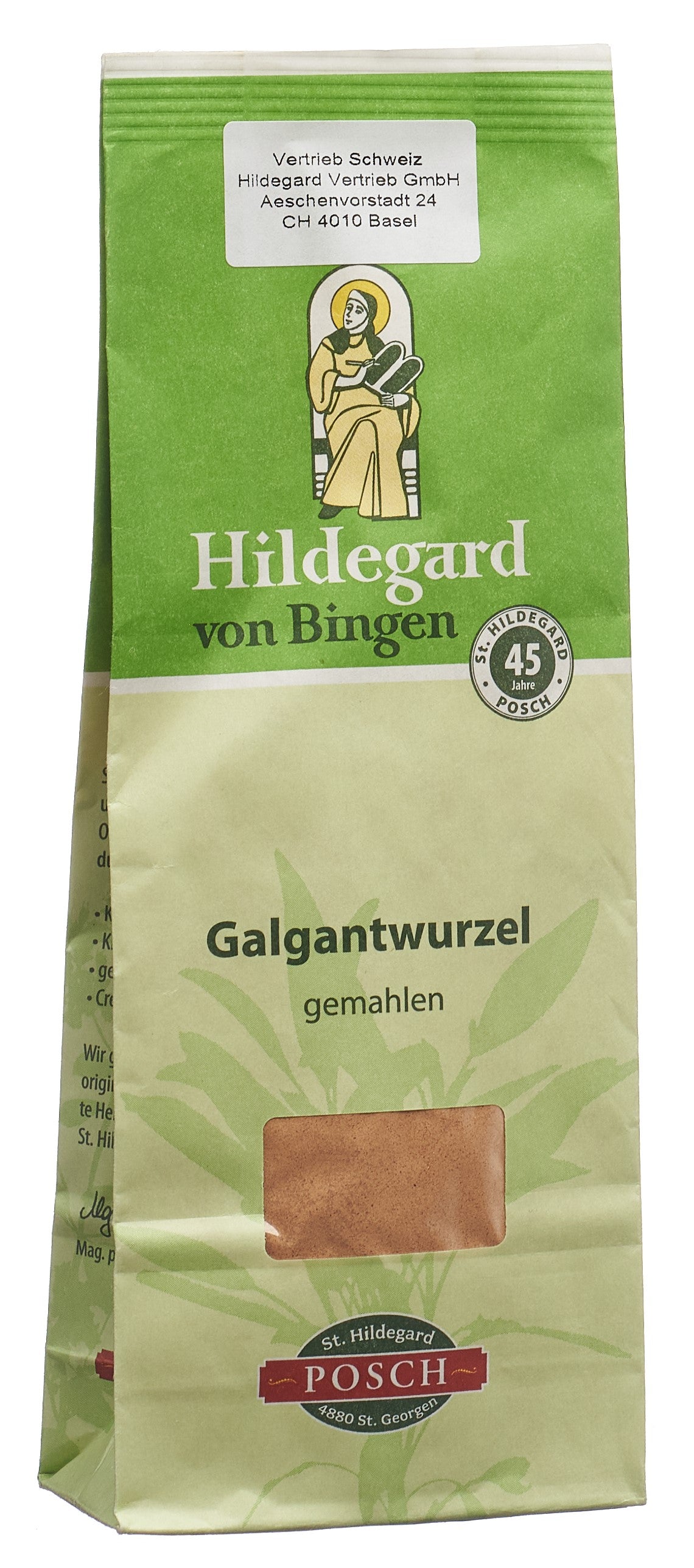 HILDEGARD POSCH Galgantwurzel gemahlen
