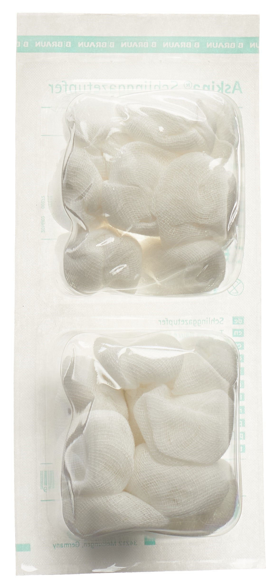 ASKINA Schlinggazetupfer pflaumengross ster