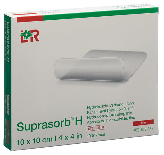 SUPRASORB H Dünn 10x10cm