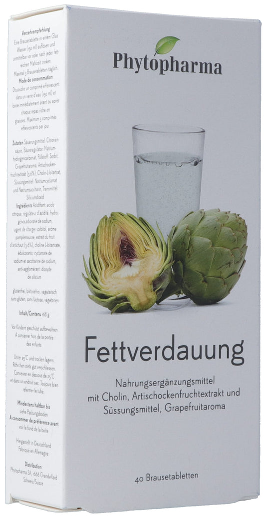 PHYTOPHARMA Fettverdauung Brausetabl