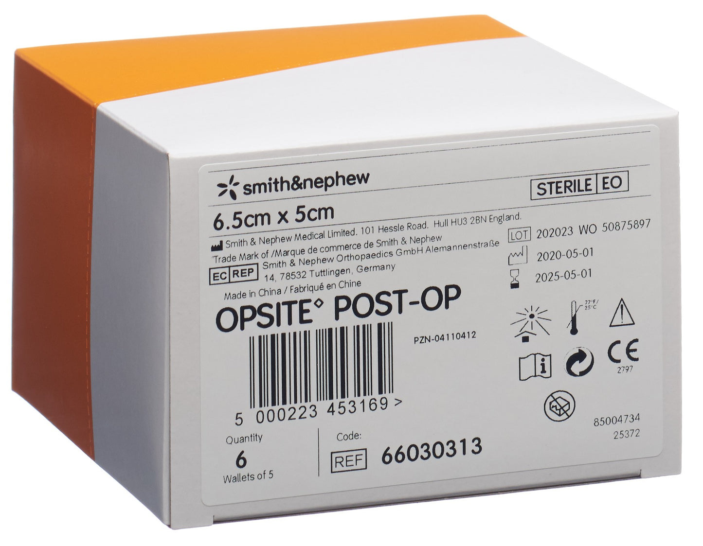 OPSITE POST OP Folienverb 6.5x5cm ster