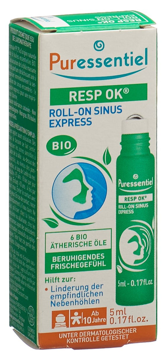 PURESSENTIEL Atemwege Sinus Roll-on