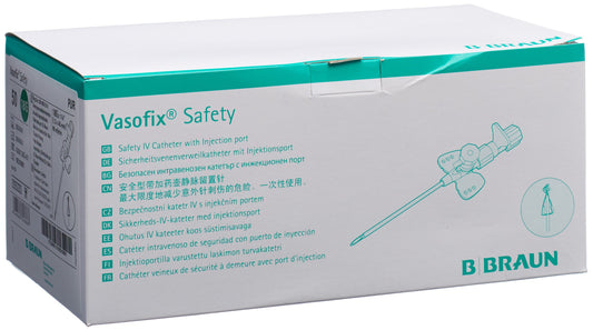 VASOFIX Safety IV-Kanüle 18G 1.3x45mm grün