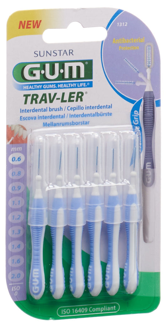 GUM Trav-Ler 0.6mm ISO1 cyl lila