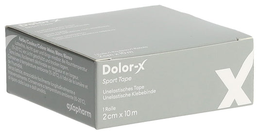 DOLOR-X Sport Tape 2cmx10m weiss