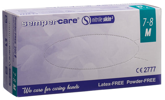 SEMPERCARE Nitrile Skin Handsch M pf unst