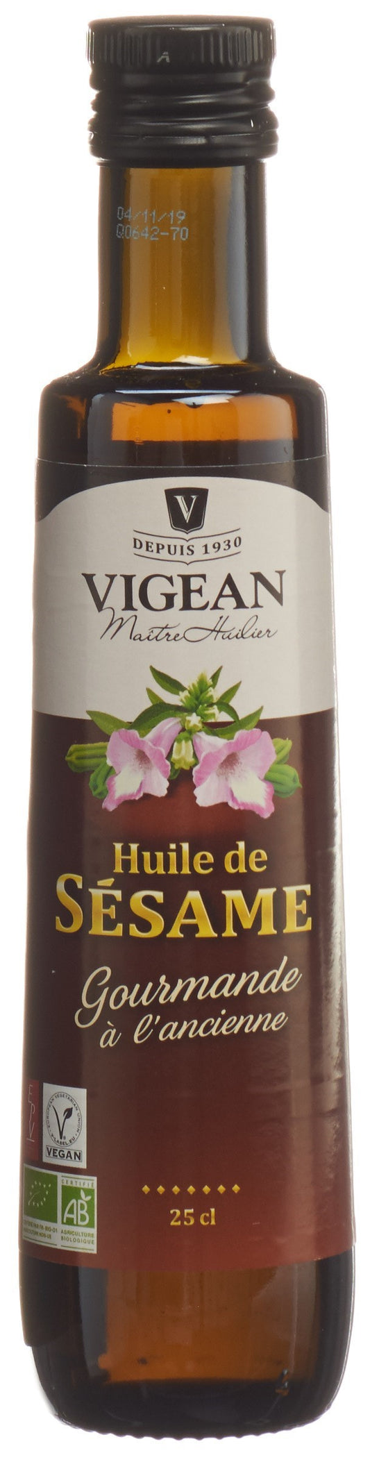 VIGEAN Huile de Sésame Grille