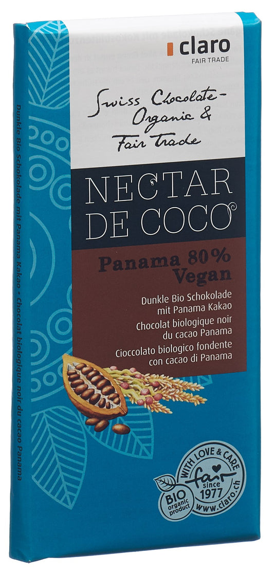 CLARO Nectar de Coco Panama 80% Tafel Bio