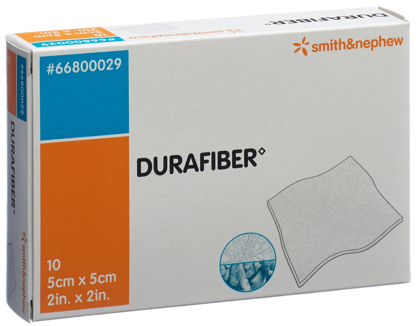 DURAFIBER Wundauflage 5x5cm steril