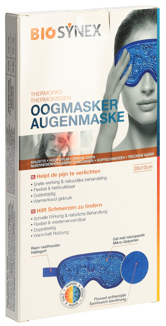 BIOSYNEX Kalt Warm Kompresse Augenmaske