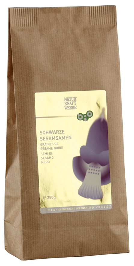 NATURKRAFTWERKE Schwarze Sesamsamen Bio/kbA