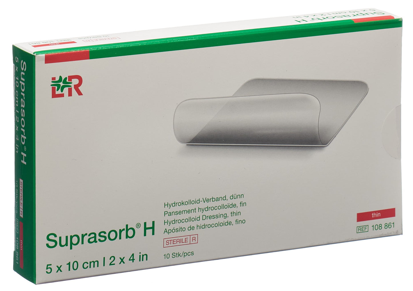 SUPRASORB H Dünn 5x10cm
