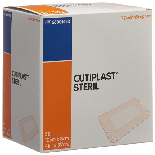 CUTIPLAST STERIL Wundverb 10cmx8cm weiss