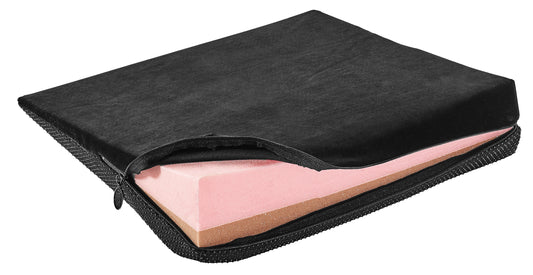 ELSA Keilkissen spezial 37x37x8/1cm schw m Noppen