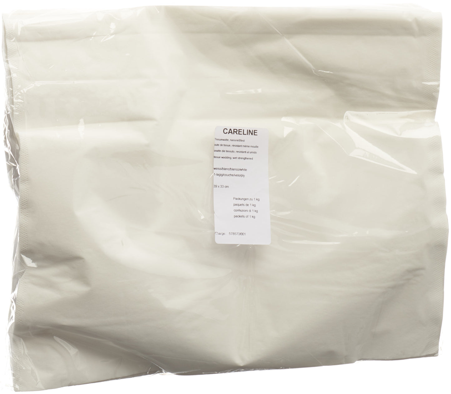 TELA CARELINE Tissuewatte 33x39cm weiss