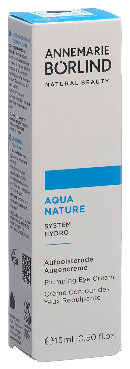 BÖRLIND AQUANATURE Augenpflege Hyaluron