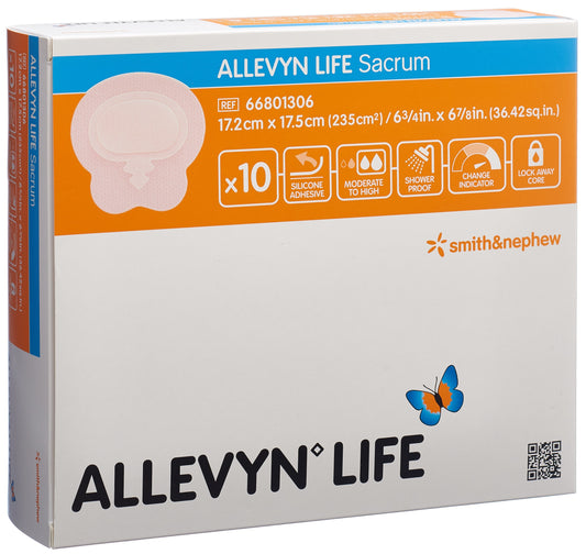 ALLEVYN LIFE SACRUM Sil-Schaumv 17.2x17.5cm