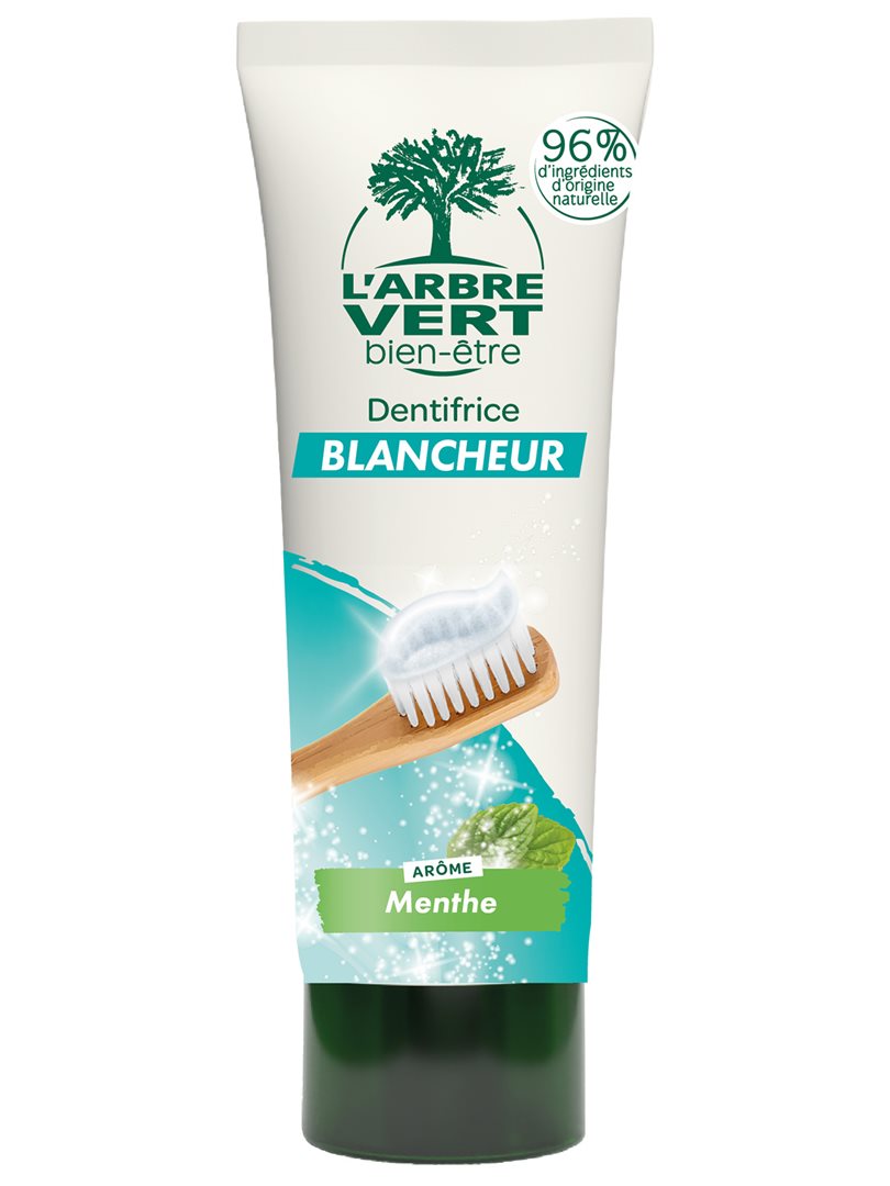 L'ARBRE VERT Zahnpasta Sanftes Weiss FR