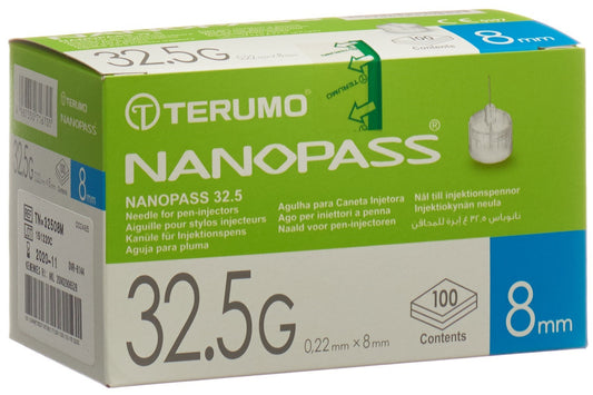 TERUMO Pen Nadel NANOPASS 32.5G 0.22x8mm