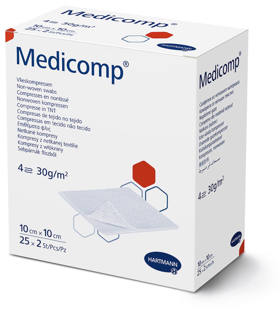 MEDICOMP Bl 4 fach S30 10x10cm steril