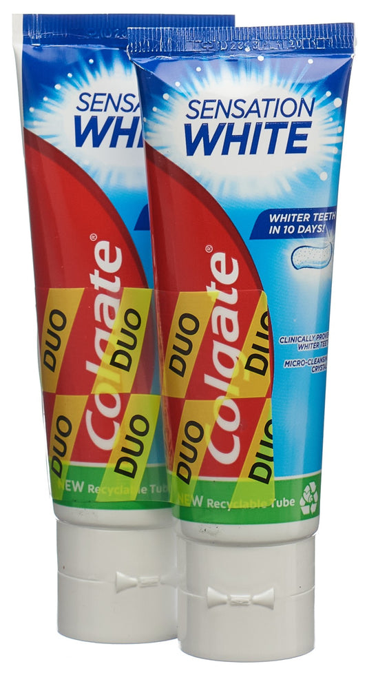 COLGATE Sensation White Zahnpasta Duo
