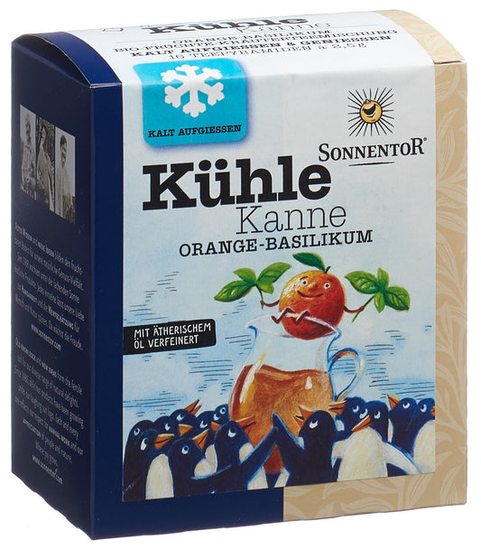 SONNENTOR Kühle Kanne Teepyr Oran-Basi BIO