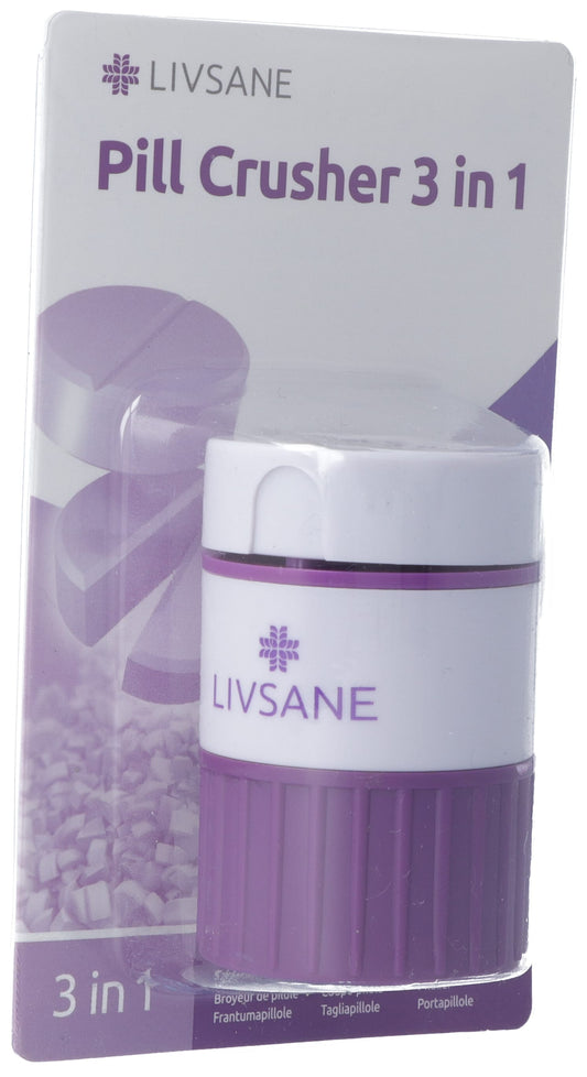 LIVSANE Tablettenmörser 3 in 1
