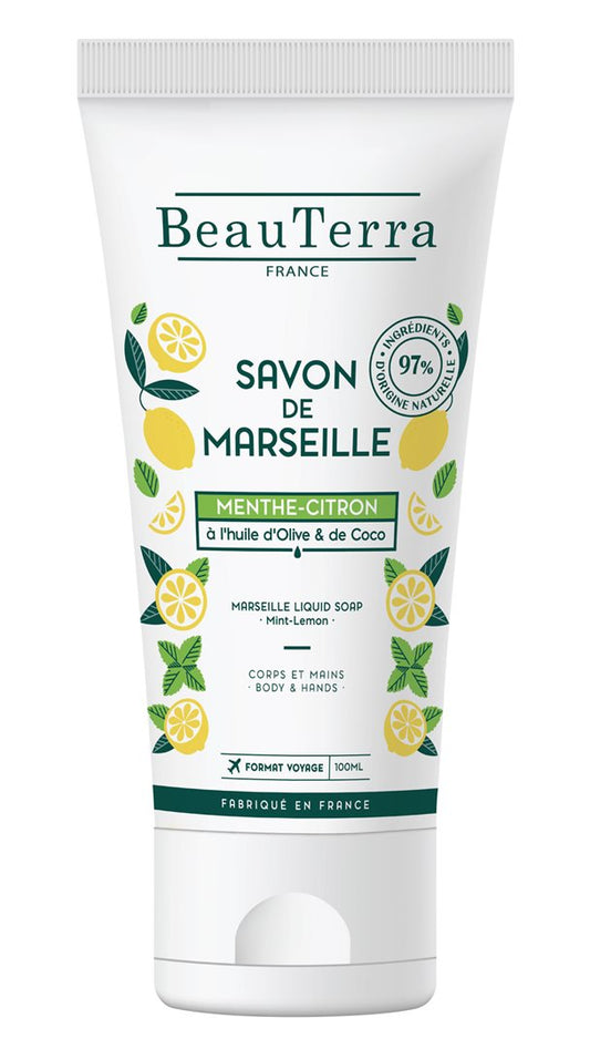 BEAUTERRA Flüssigseife Marseille Minze Zit