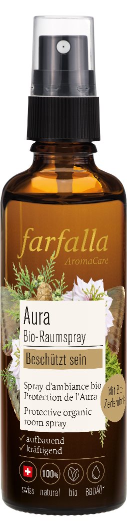 FARFALLA Bio-Raumspray beschützt sein Aura