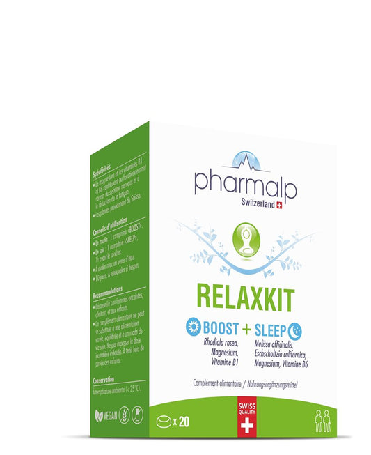 PHARMALP RELAXKIT Boost & Sleep Tabl
