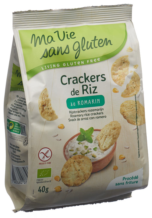 MA VIE S GLUT Reis Cräcker mit Rosmarin
