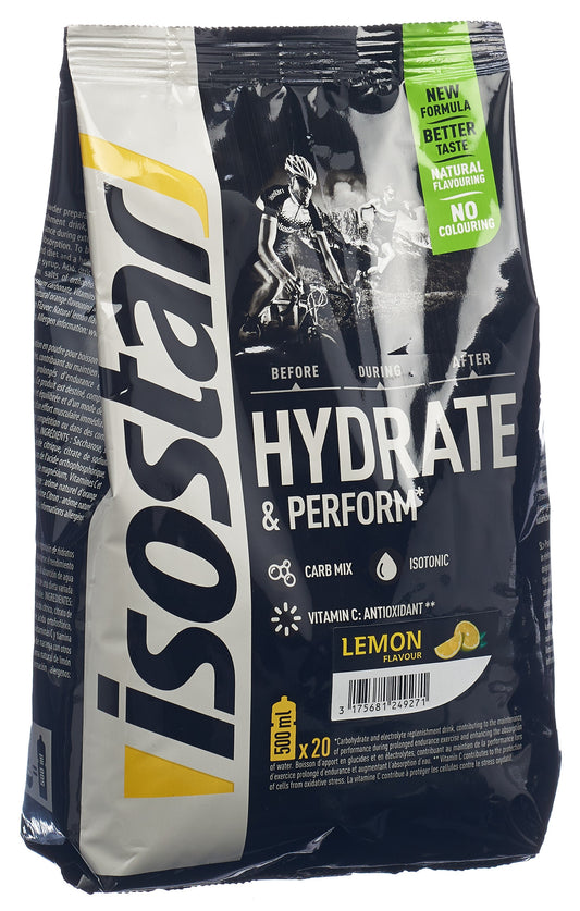 ISOSTAR Hydrate & Perform Plv Lemon