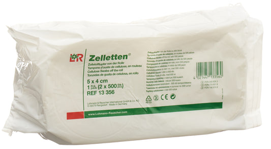 L+R Zelletten Zellstofftupfer Rollen