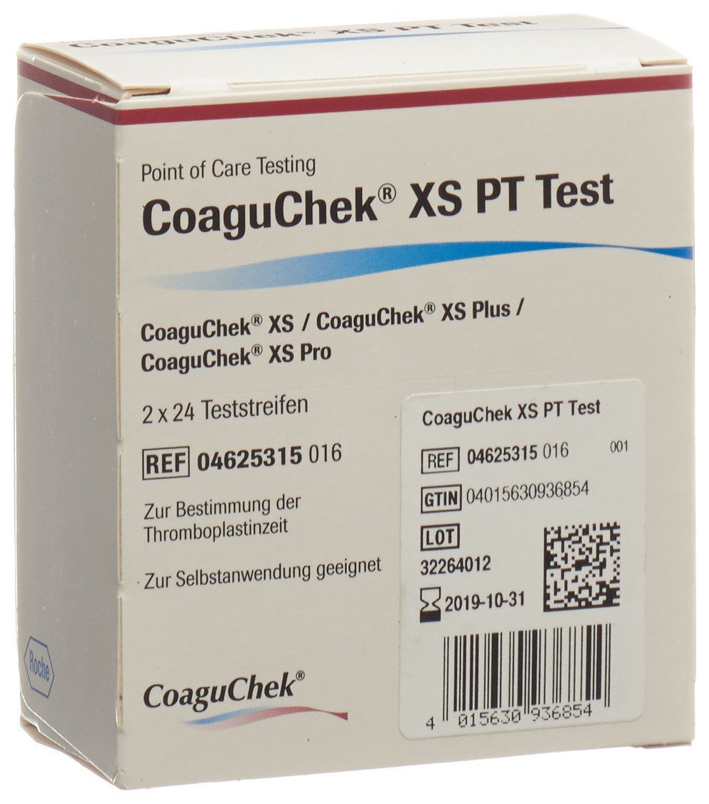COAGUCHEK XS PT Teststreifen