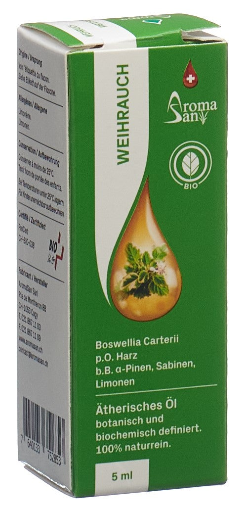 AROMASAN Weihrauch Äth/Öl in Schachtel Bio