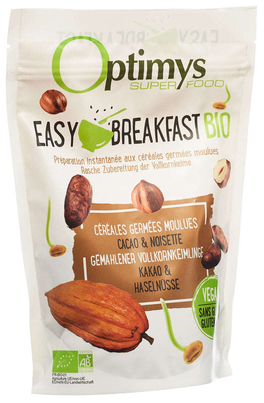 OPTIMYS Easy Breakfast Kakao Haselnüsse Bio