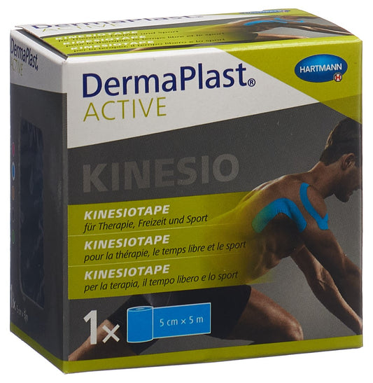 DERMAPLAST Active Kinesiotape 5cmx5m blau