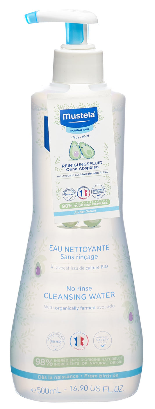 MUSTELA Reinigungsflu ohne Abspül nor Haut